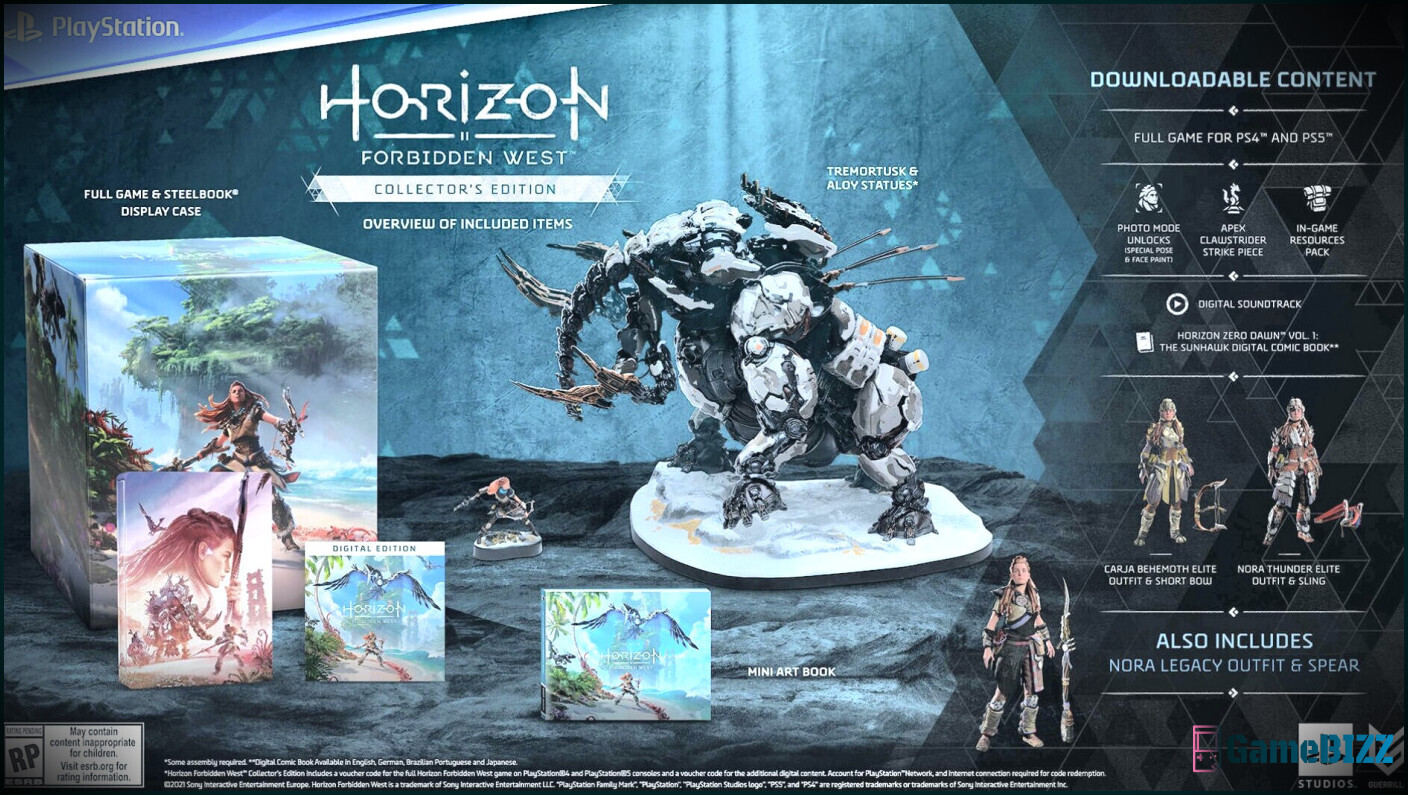 Horizon Forbidden West Complete Edition Vorbestellungsanleitung