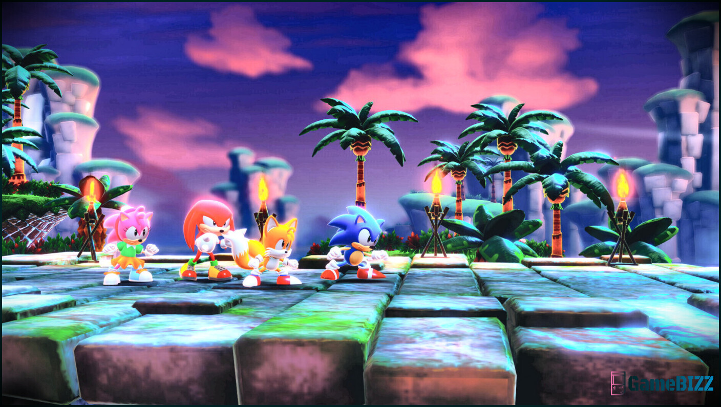 Sonic Superstars wird auf Steam über Epic Games Store Login zurückerstattet