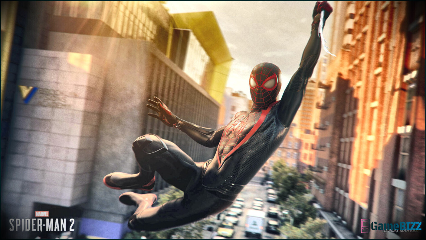 Spider-Man 2 Fans benutzen Fallschäden, um Peter und Miles dazu zu bringen, den Bürgersteig zu essen