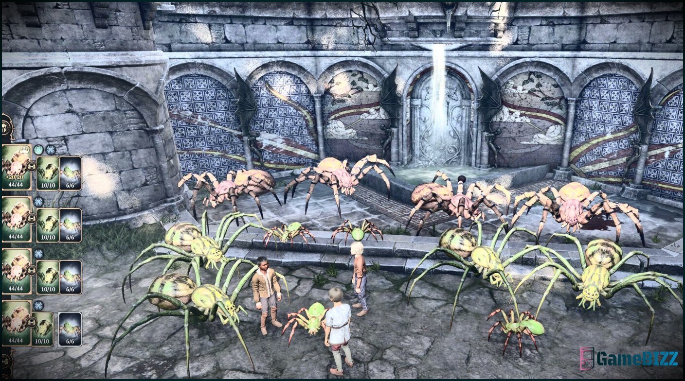 Baldur's Gate 3 Spieler macht Partei von 12 Spinnen