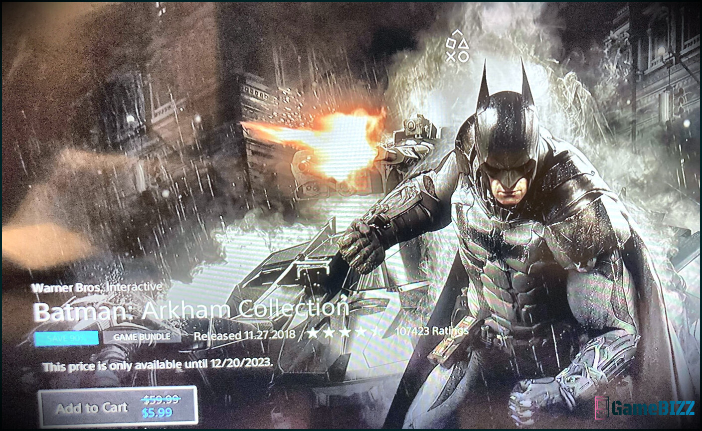 Die Batman Arkham Trilogie ist derzeit 90 Prozent auf der PlayStation reduziert