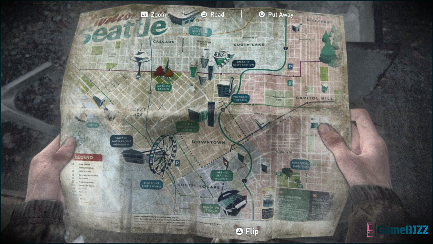 Die Seattle-Karte von The Last of Us Part 2 basiert auf InFamous