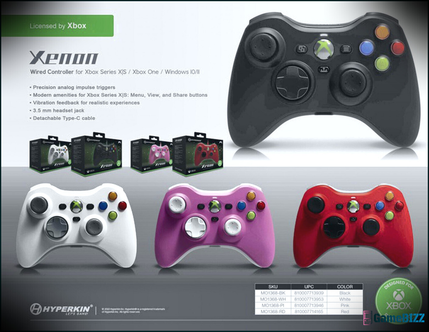 Hyperkin kündigt Original Xbox Controller S für moderne Konsolen an