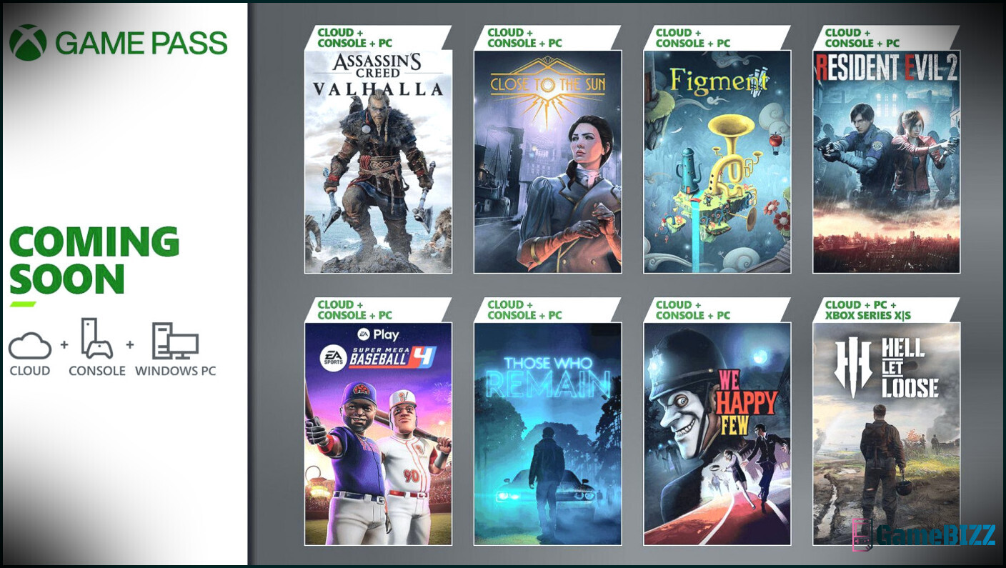 Weitere Spiele zum Xbox Game Pass Januar Lineup hinzugefügt, Resident Evil 2 jetzt verfügbar