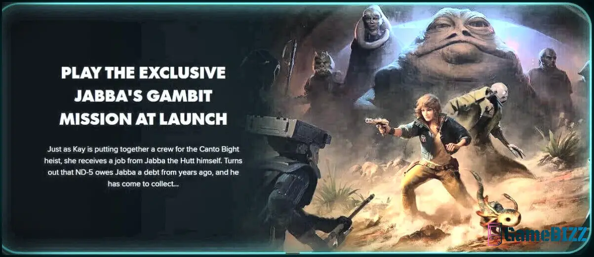 Star Wars Outlaws bringt Jabba-Mission hinter eine Paywall