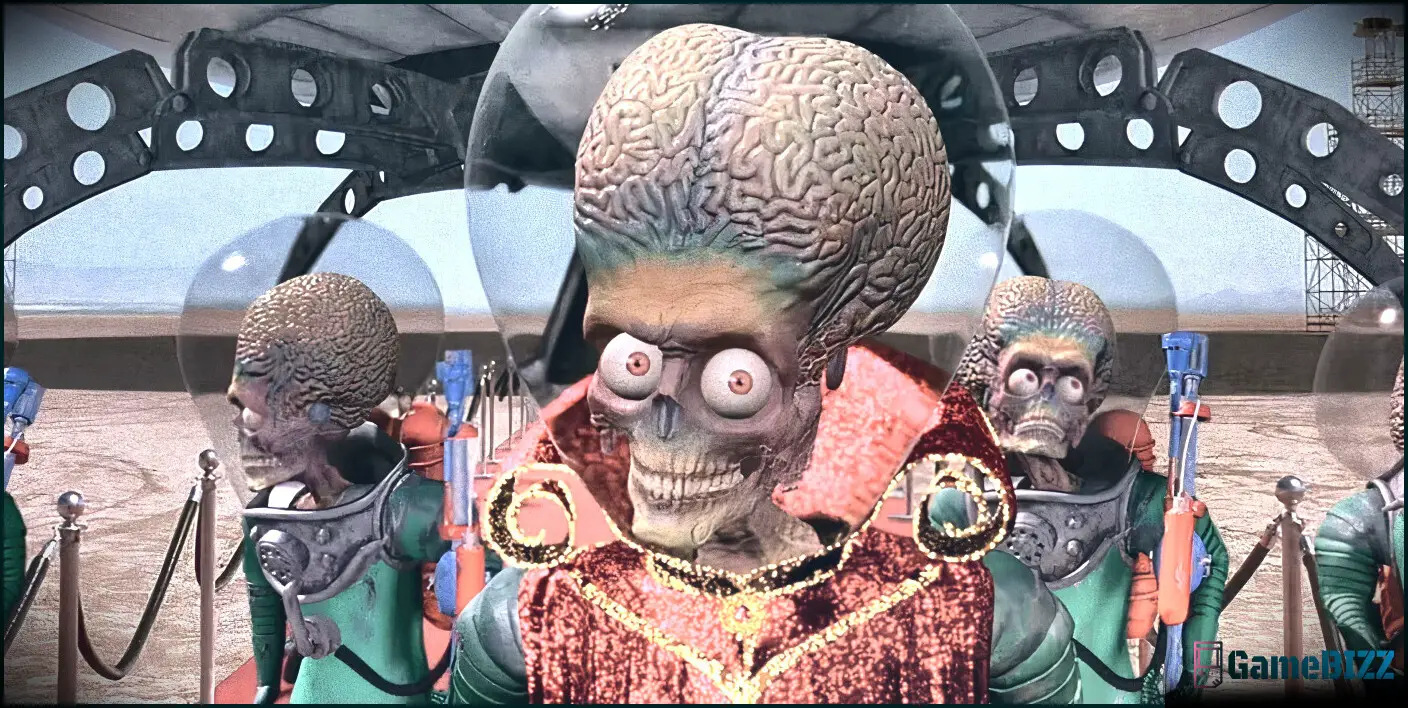 Mars Attacks aliens getting off their ship