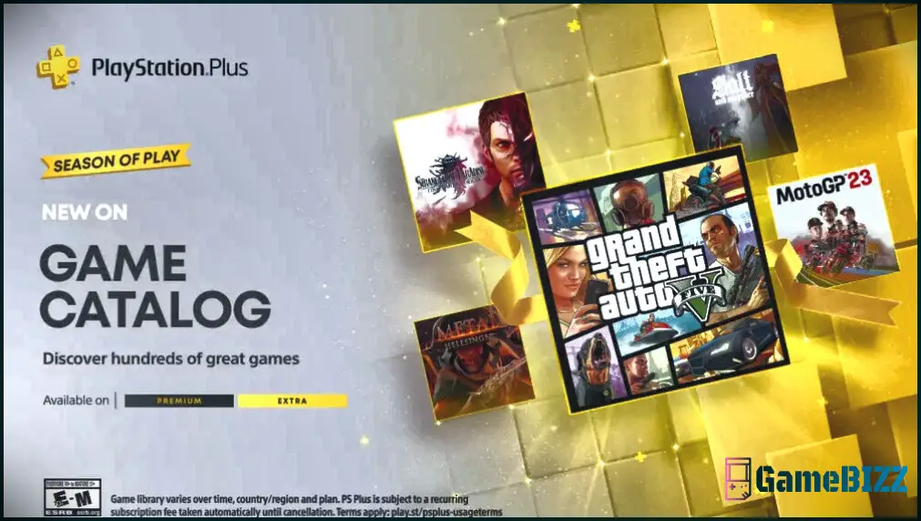 GTA 5 verlässt PlayStation Plus