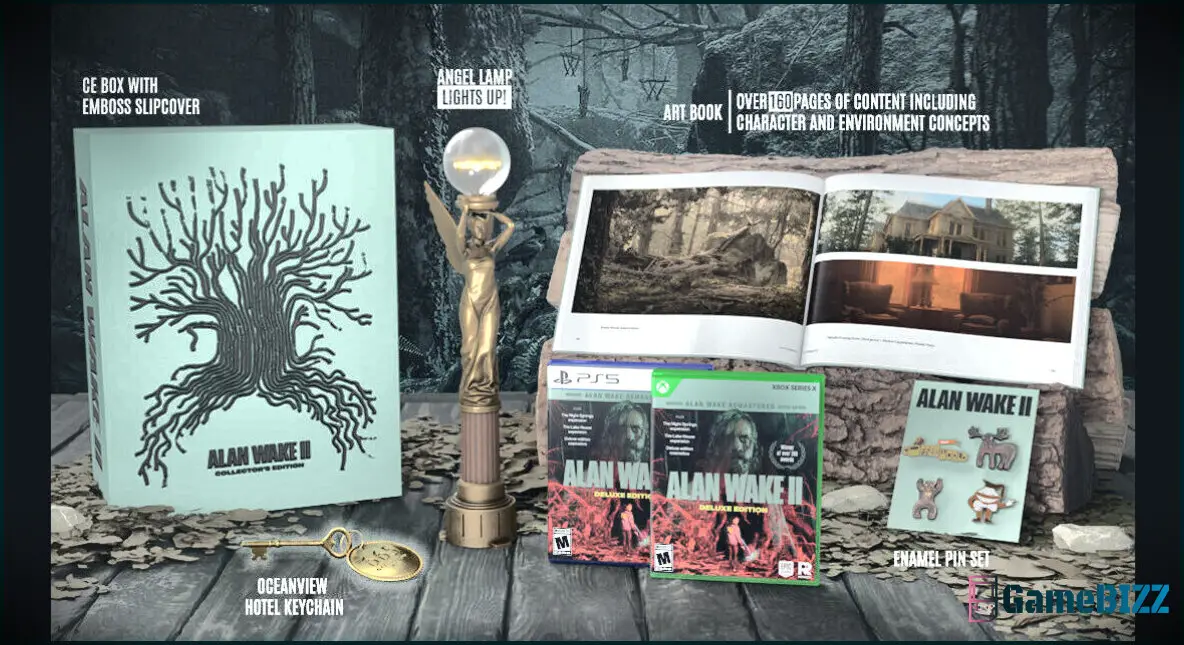 Alan Wake 2's physische Veröffentlichung enthält einen geladenen Collector's Edition