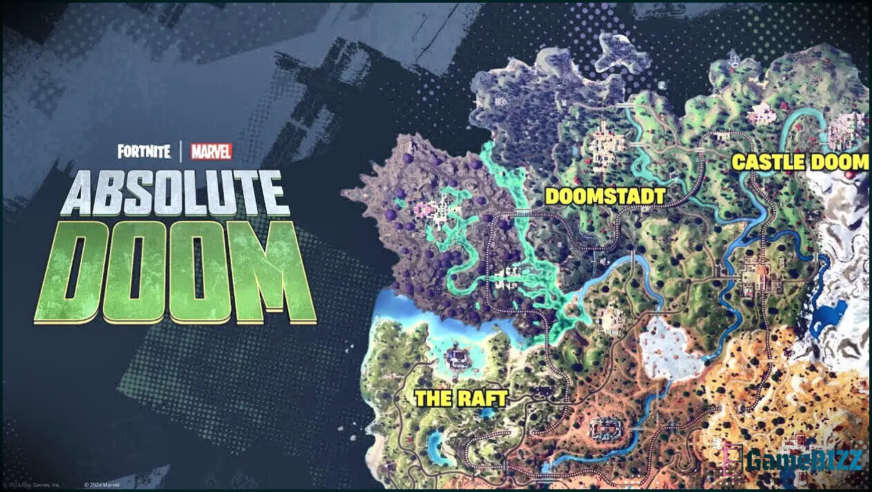 Fortnite Kapitel 5 Saison 4 Karte und POIs enthüllt